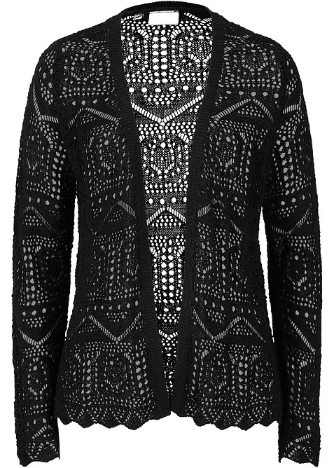 Ajour-Strickjacke, bonprix