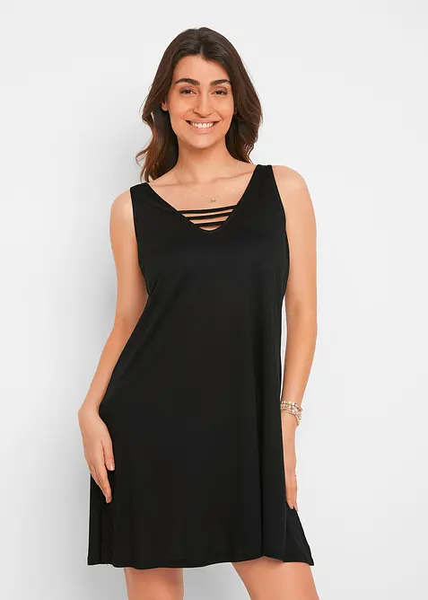 Transparentes Strandkleid aus Viskose, bonprix