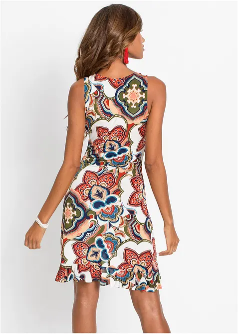 Minikleid mit Volants, bonprix