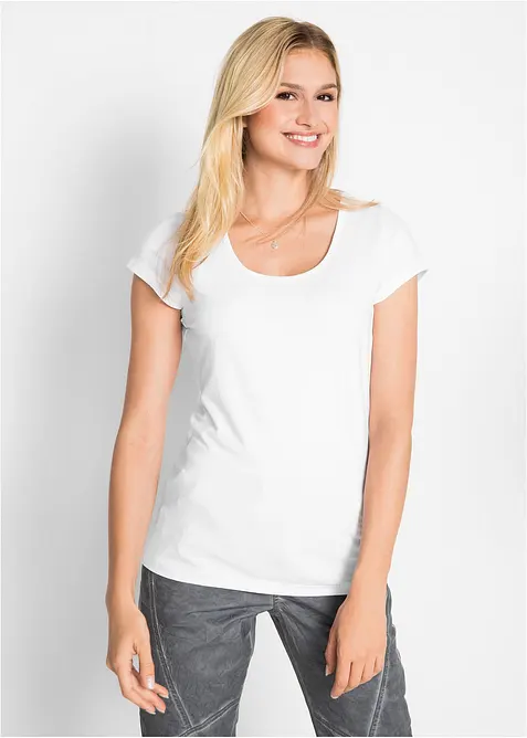 Figurbetontes T-Shirt, bonprix