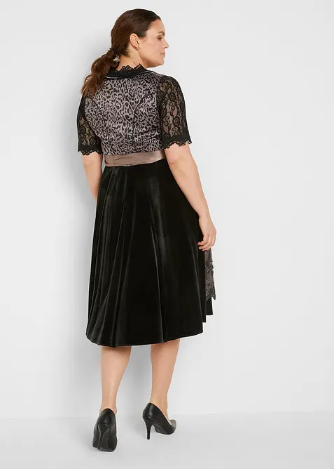 Dirndl motif léopard, bonprix