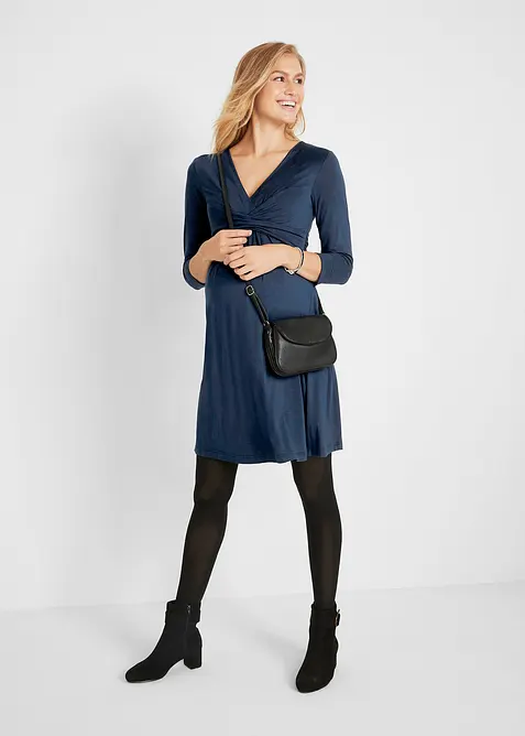 2-in-1 Umstands- und Stillkleid aus Viskose-Stretch, bonprix