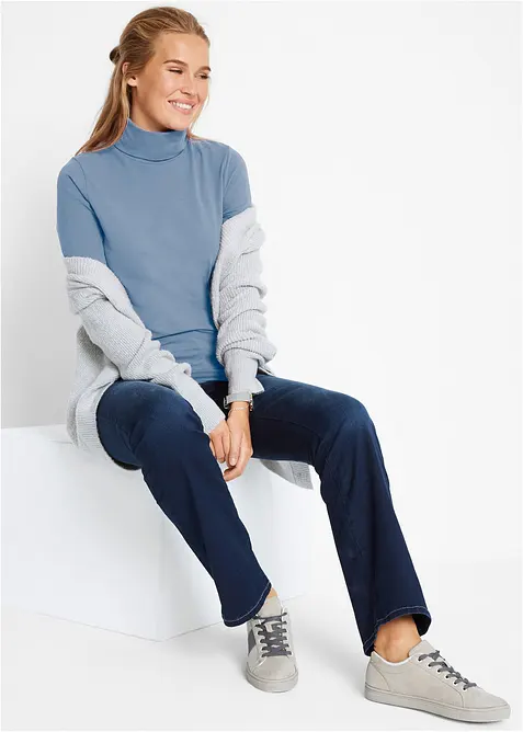 Jean bootcut taille mi-haute, sculptant, bonprix