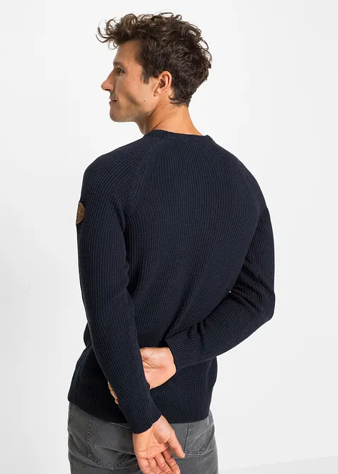 Pull en grosse maille avec coton recyclé, bonprix