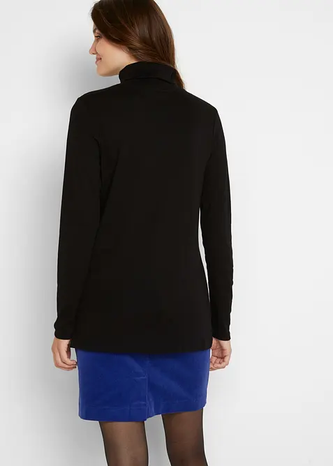 T-shirt col roulé 100% coton, bonprix