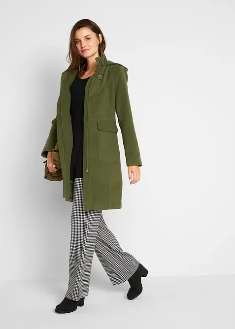 T-shirt manches longues en coton et viscose, bonprix