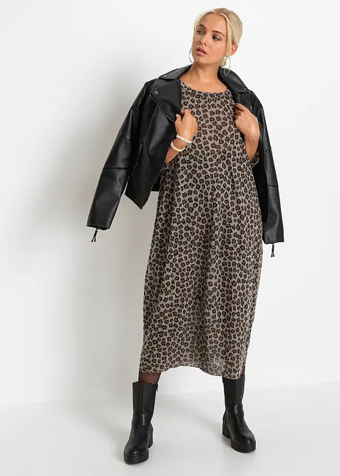 Robe midi en jersey, bonprix