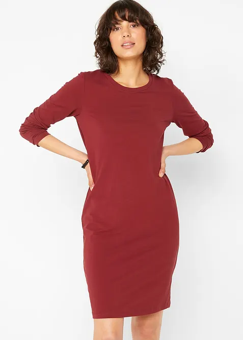 Jerseykleid aus Baumwolle mit Stretch (2er Pack), bonprix