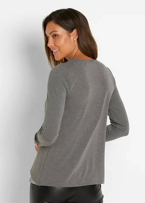 2 in 1 Shirt bedruckt, bonprix