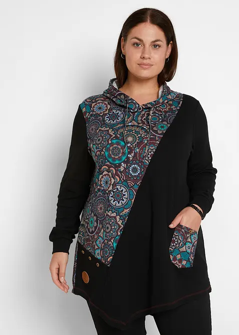 T-shirt &agrave; capuche 100% coton, bonprix