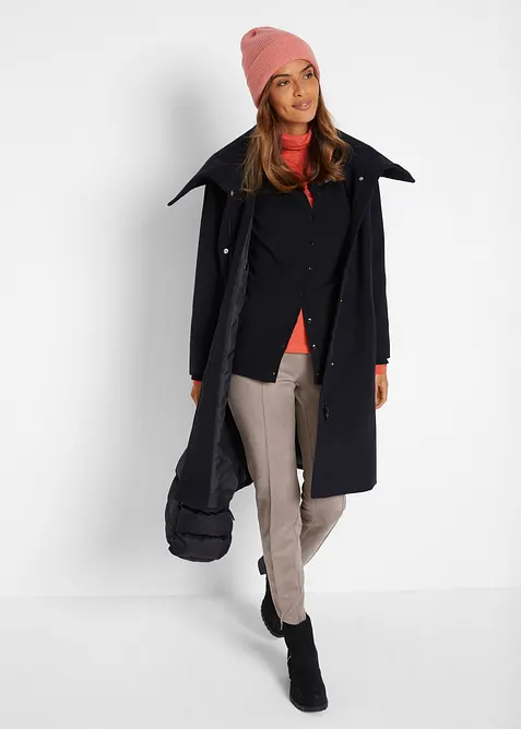 Basic Feinstrickjacke mit recycelter Baumwolle, bonprix