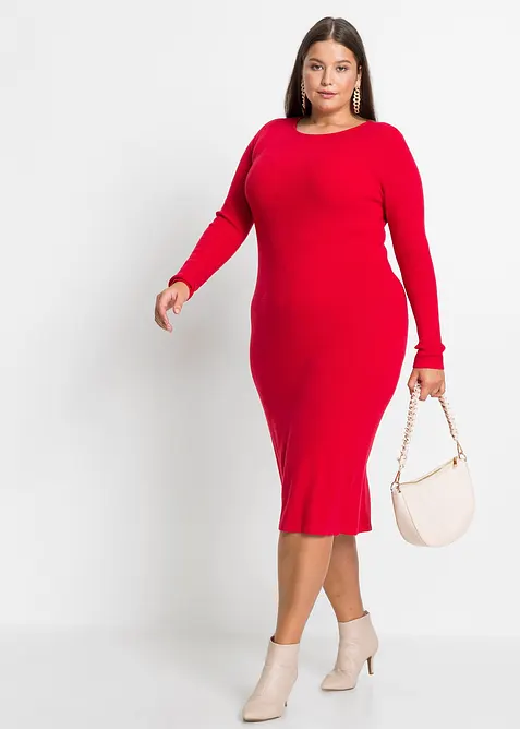 Strickkleid aus Viskose- Mix, bonprix