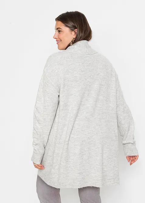 Longstrickjacke mit Schalkragen, bonprix