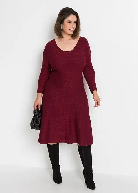 Strickkleid aus weichem Viskose-Mix, bonprix