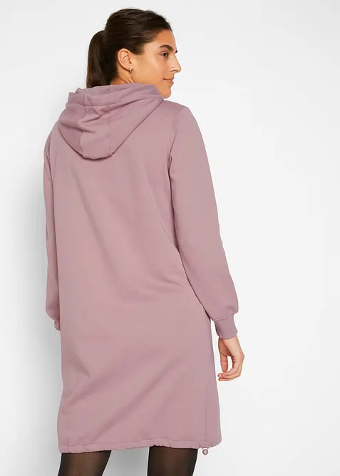 Robe sweat en coton mélangé, bonprix