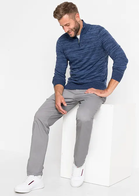 Troyer Pullover mit Baumwolle, bonprix