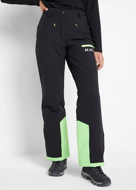 wasserdichte Ski Funktions-Thermohose mit Schneefang, bonprix
