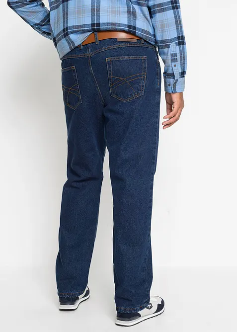 Thermo Classic Fit Jeans mit kuscheligem Flanellfutter, Straight, bonprix