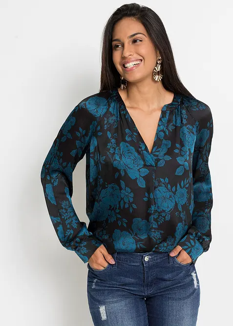 Blouse en crêpe léger, bonprix