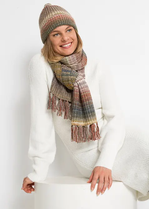 Schal und Mütze (2-tlg.Set), bonprix