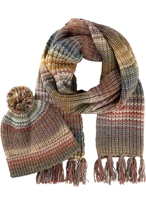 Schal und M&uuml;tze (2-tlg.Set), bonprix