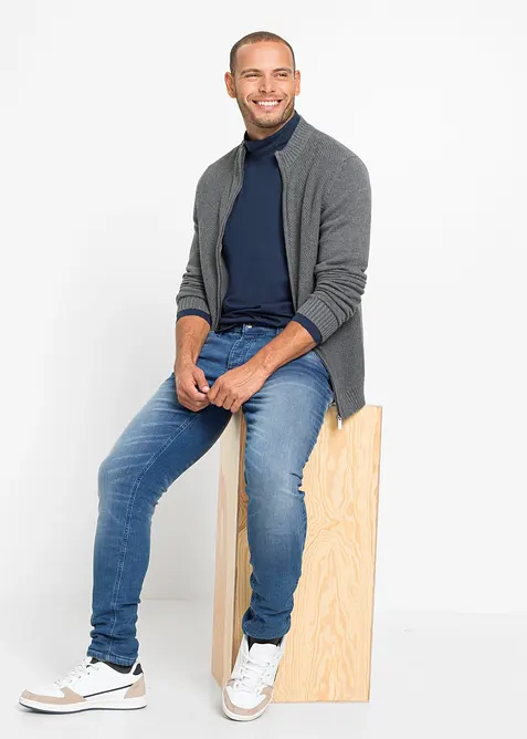 Feinstrickjacke aus reiner Baumwolle, bonprix