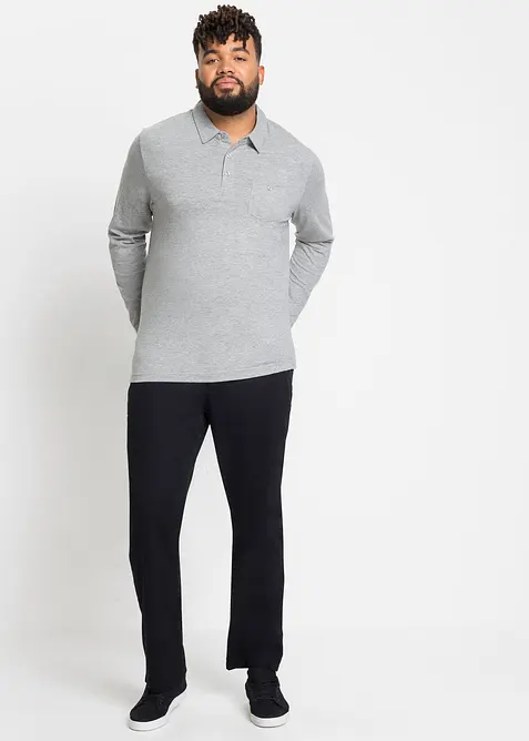 Poloshirts (2er Pack), Langarm, bonprix