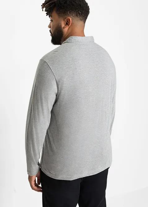 Poloshirts (2er Pack), Langarm, bonprix