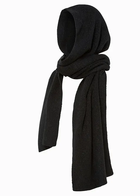 Écharpe-capuche brillante, bonprix