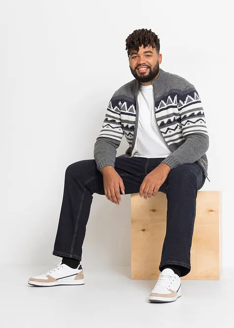 Thermo Classic Fit Stretch-Jeans mit wärmendem Fleecefutter, bonprix