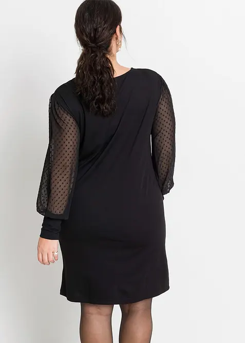 Robe en jersey de viscose mélangée, bonprix
