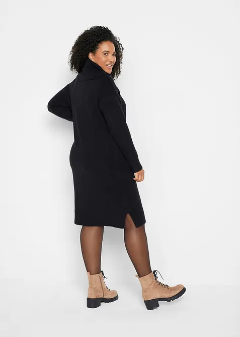 Robe pull oversize à col boule, bonprix