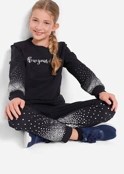Sweatshirt + Sweathose (2-tlg. Set), bonprix