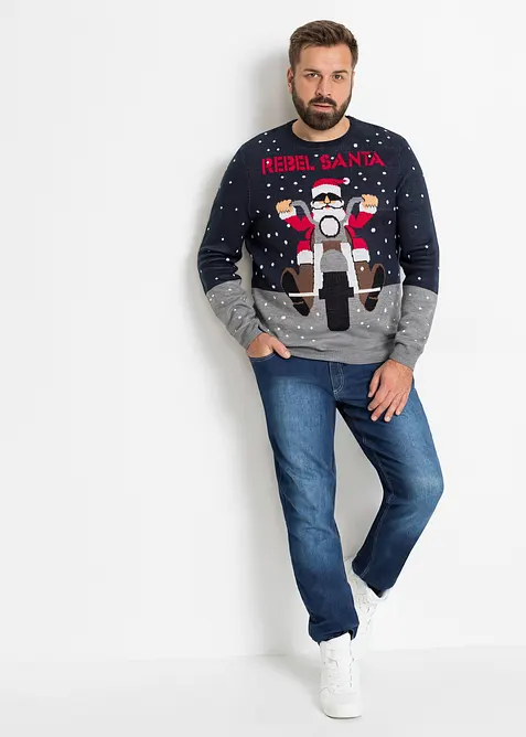Pullover mit Weihnachtsmotiv, bonprix