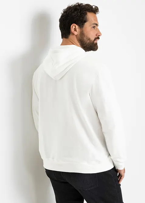 Sweat &agrave; capuche 100% coton, bonprix