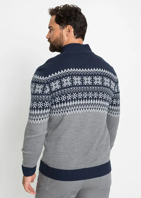 Pull norvégien à col camionneur, bonprix