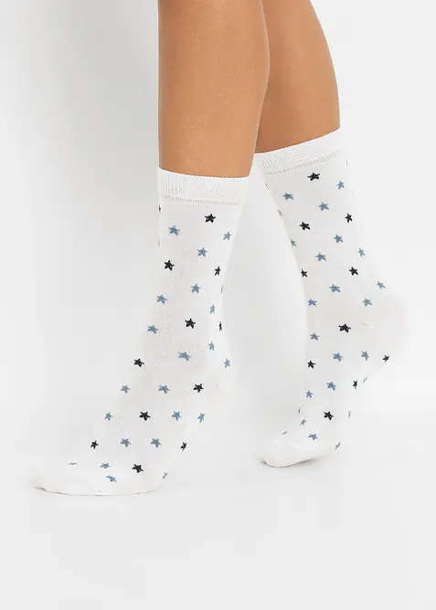Lot de 5 paires de chaussettes avec coton, bonprix