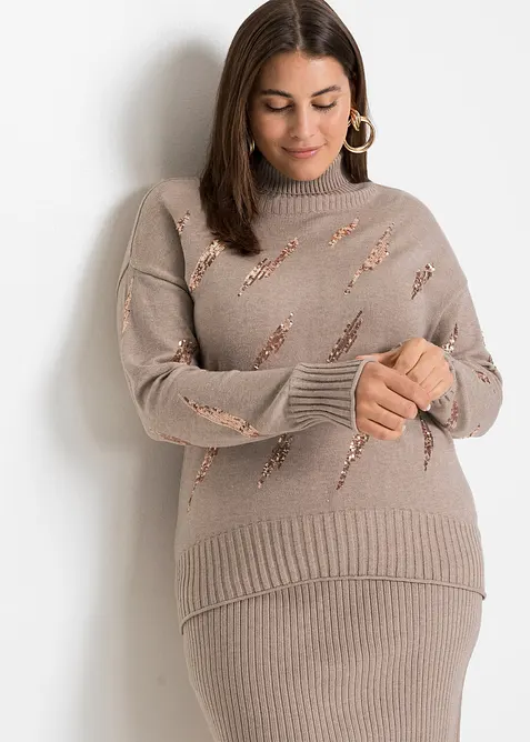 Oversize Pullover aus softem Viskose-Mix, bonprix