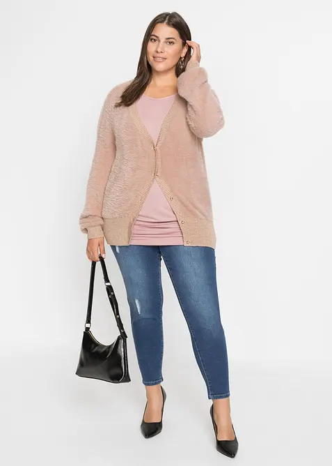 T-shirt doux en viscose extensible, bonprix