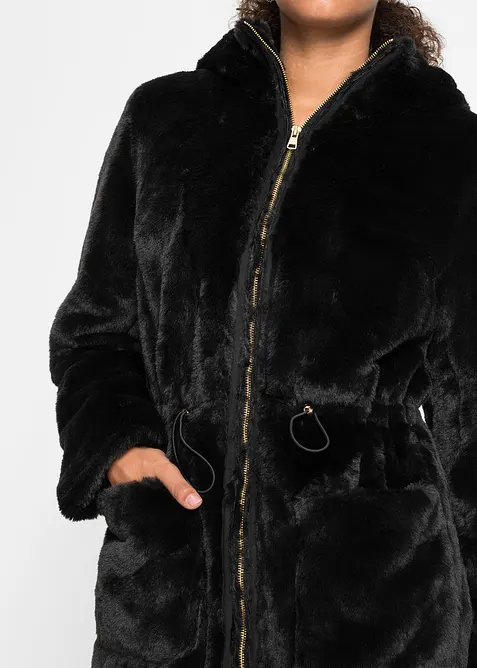 Manteau peluche, bonprix