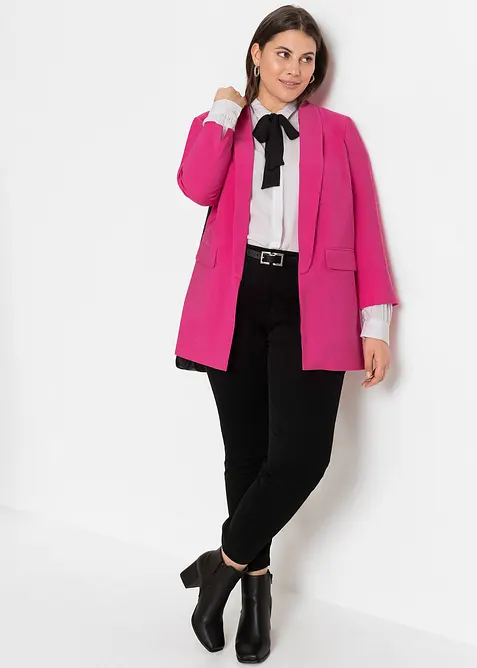Blazer long en viscose majoritaire, bonprix