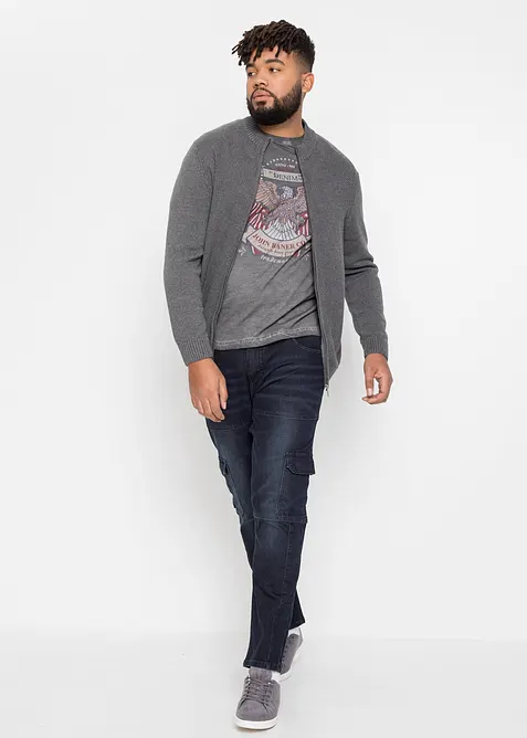 Feinstrickjacke aus reiner Baumwolle, bonprix