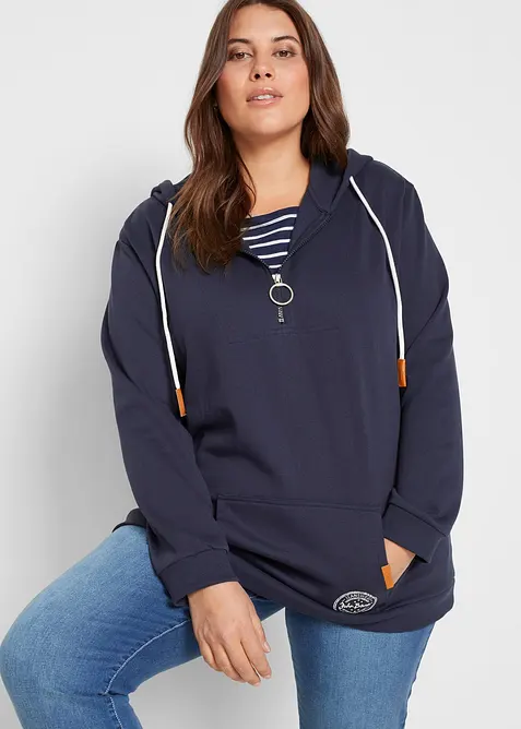 Sweat-shirt &agrave; capuche, bonprix