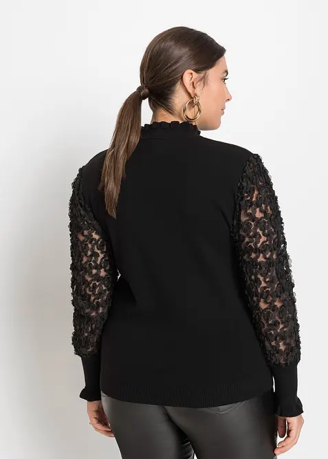 Rollkragenpullover aus weichem Viskose-Mix, bonprix