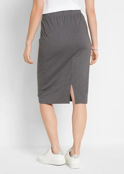 Knielanger Stretch-Rock (2er Pack), bonprix