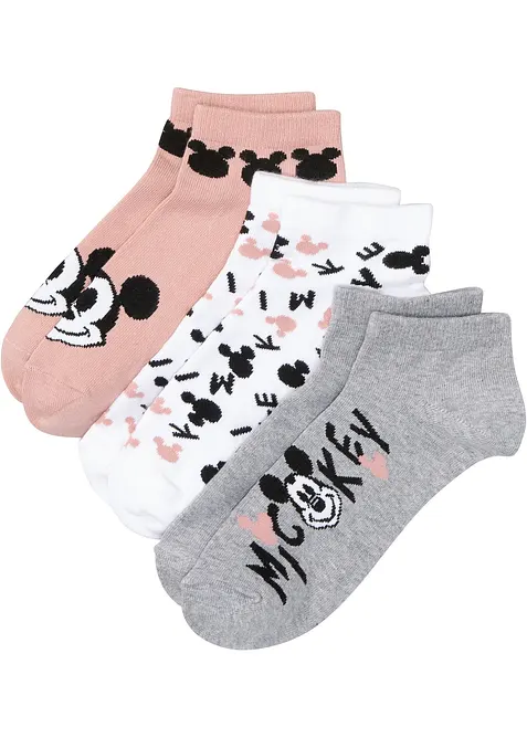Mickey Mouse Kurzsocken (3er Pack), Disney