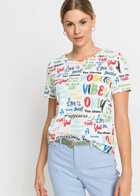 T-Shirt aus softem Viskose-Mix, bonprix