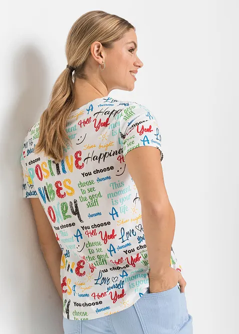 T-Shirt aus softem Viskose-Mix, bonprix