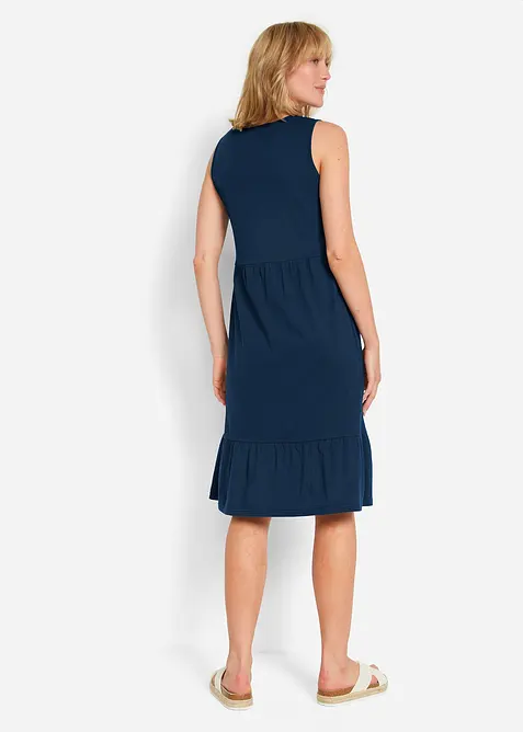 Jerseykleid aus reiner Baumwolle, bonprix