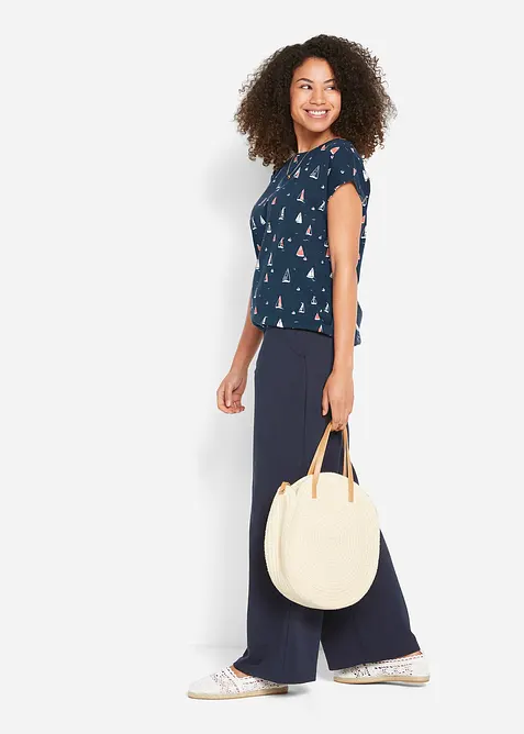 L&auml;ssiges Shirt, kurzarm, bonprix